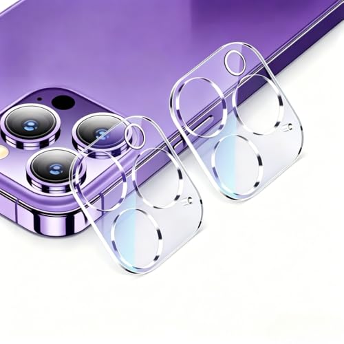 SHSJYA �N���A��̌^�_�C�������h�J���������Y�v���e�N�^�[ 2���p�b�N iPhone 13 / 13Mini / 13pro / 13pro max�p Ultra HD 9H �����K���X�����Y�t�B���� ���h�~ �C�A�h�~�P�[�X(iPhone 13Pro 