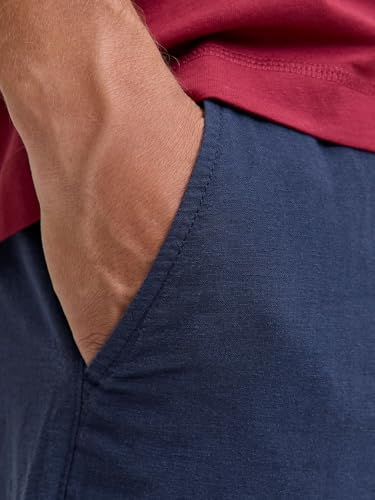 JACK & JONES Herren Chino Shorts Verjüngt Chino, Navy Blazer,XL – Ansicht 7