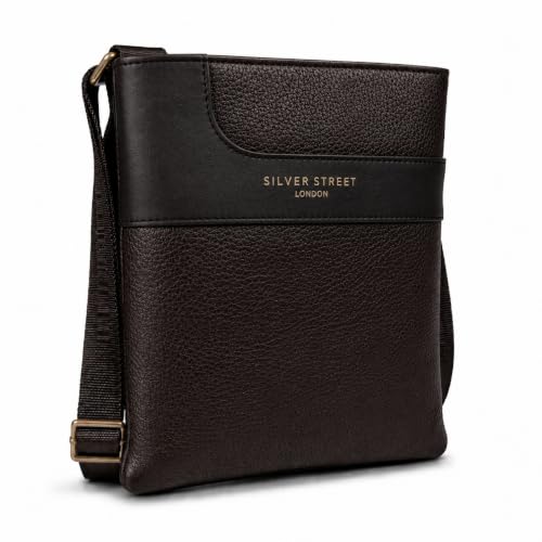 Image of Allen Cooper Premium Leather Sling Bag for Men | Crossbody Messenger Bag with Adjustable Shoulder Strap | Travel Organizer Shoulder Bag for Daily Use, Office & Outdoor Carry