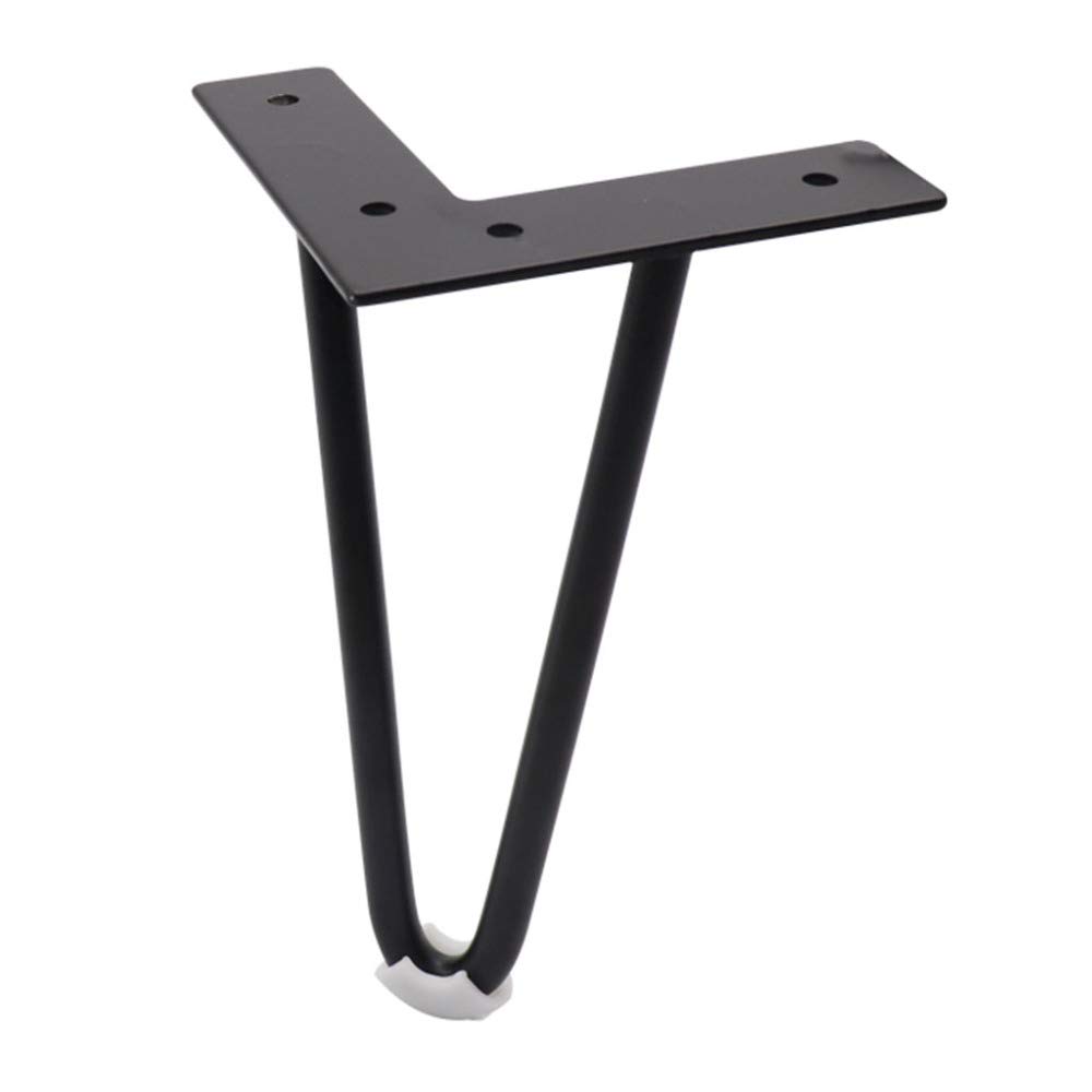 4 Pezzi Gambe Mobili In Metallo,Piedi Divano Inclinati, Piedini Da Tavolo In Acciaio Inossidabile,Piedi Cucina,Gambe Armadio,Piedi Letto,Piede Sedia Divano,Gambe Di Ricambio (11.8pollici/30cm,black - Foto 10