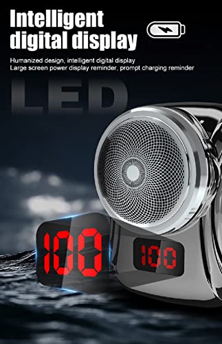 Arvin Mini Electric Shaver Pocket Portable Face Shaver, Electric Razor For Men, Wet And Dry Shaver For Mens With Led Power Display, Ipx7 Waterproof, Usb C Rechargeable Shaver, Travel Electric Shaver #TOP2