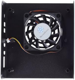 Miniatura 6 de Silverstone Tek - Carcasa NUC de aluminio con cubierta superior de tubo térmico y 2 puertos HDMI, color negro (PT14B-H2)