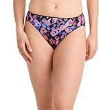 Jockey Damenunterwäsche No Panty Line Promise Tactel Hi Cut, Purple Diamonds, 7