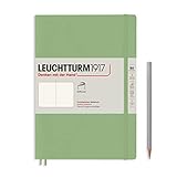 LEUCHTTURM1917 - Composition B5 Dotted Softcover Notebook (Sage) - 123 Numbered Pages