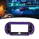 ゲームコンソールメタルケース、PS Vita 1000用ハードケースカバー、PSV 1000インチ用アルミニウム合金保護ケース 理想的なフィット感のラベンダー(パープル)