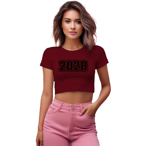 Crop top pour femme bordeaux idéal pour vos sorties urbaines