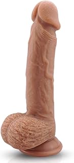 ​​réaliste en silicone Gel de double couche de 22 cm pour avec une ventouse puissante pour un jeu mains libres, gode anale pour homme, sextoyse femme clitoridien anale