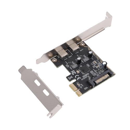 Tarjeta PCIe a USB 3.2 Gen 1 de 5 Gbps tarjeta de expansión USB C para PC de sobremesa 2