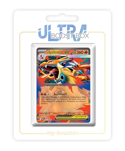Méga Dracaufeu Y ex MEP030 - Ultraboost X Méga-Évolution 2.5 - Héros Transcendants Coffret de 10 Cartes Pokémon Françaises