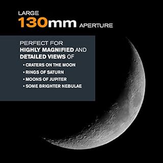 Celestron 31145 NexStar 130SLT Portable Computerised Newtonian Reflector Telescope with Quick-release Fork-arm Mount, Accessory Tray and 'Starry Night' Special Edition Software, Grey