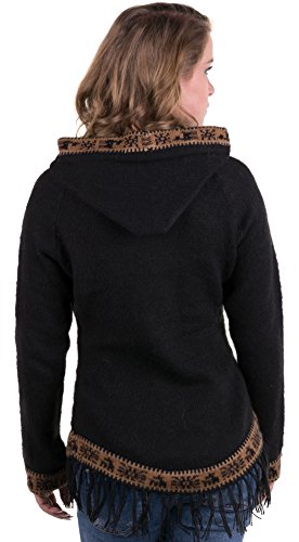 Gamboa Alpaca Sweaters Women Womens Alpaca Sweater Alpaca Sweater Wool Sweater Women Wool Sweater Black And Brown #TOP1