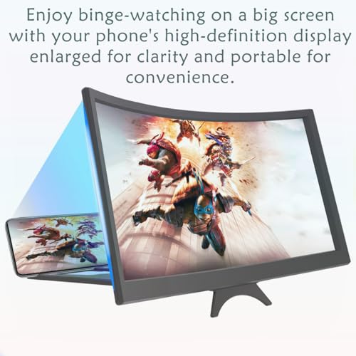 Lupa de pantalla de 12 pulgadas para celular que reduce la fatiga visual 6