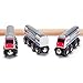 Double Decker Wooden Train with 2 Engines & 1 Car. Multi-Level Commuter Passenger Transit Toy. Detailed, Bright Vivid Colors, Fun for Kids 3 and Up. Universally Compatible