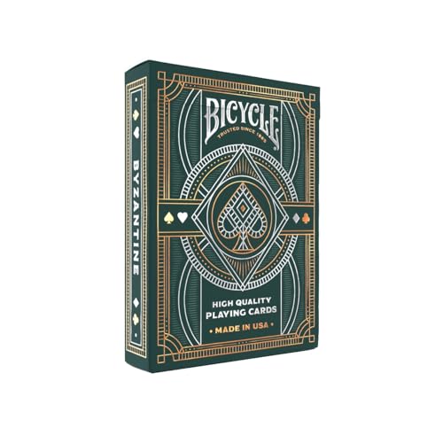 Bicycle - Bizantine Baraja de Cartas Americana para Juegos sociales, Familiares, Magia y coleccionismo