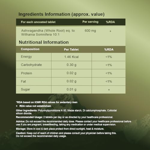 Image of CUREFOREVER Ashwagandha Supplement 1200mg | High Potency Withania Somnifera 10:1 Lab Tested Aswagandha Root Extract | Natural Adaptogen for Stress Balance, Energy, Focus & Performance | 60 Veg Ashvagandha Tablet