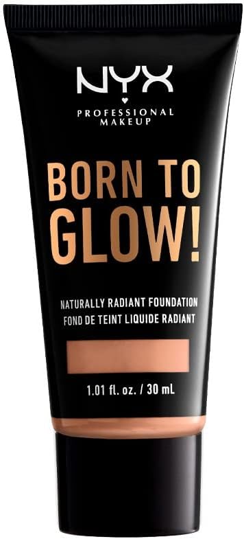 NYX PROFESSIONAL MAKEUPBorn To Glow Naturally Radiant Foundation, Medium Coverage - Soft Beige