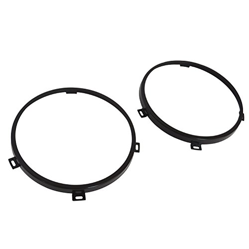 u-Box for Jeep Wrangler 7 inch Headlight Mounting Bracket Retainer Ring Mount Compatible with 1997-2006 Jeep Wrangler TJ