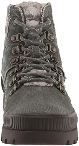 Blowfish Malibu Women's Harper Boot Sneaker, Desert Sage Smoked 16oz Canvas, 6.5 | Image 1