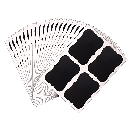 Tupalizy 80PCS Waterproof Chalkboard Labels Stickers Removable fo...