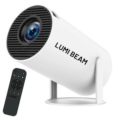 Image of Lumi Beam Projector, Lumi Beam Portable Projector, Mini Wall Movie Projector for Bedroom, 180° Rotation & Auto Keystone, Window Scenes & Large-Screen Viewing (1 PCS)
