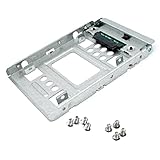 Rack de soporte adaptador SATA de 2.5 "a 3.5" HP para MicroServer Gen8 con un modo de instalación fácil de bricolaje.