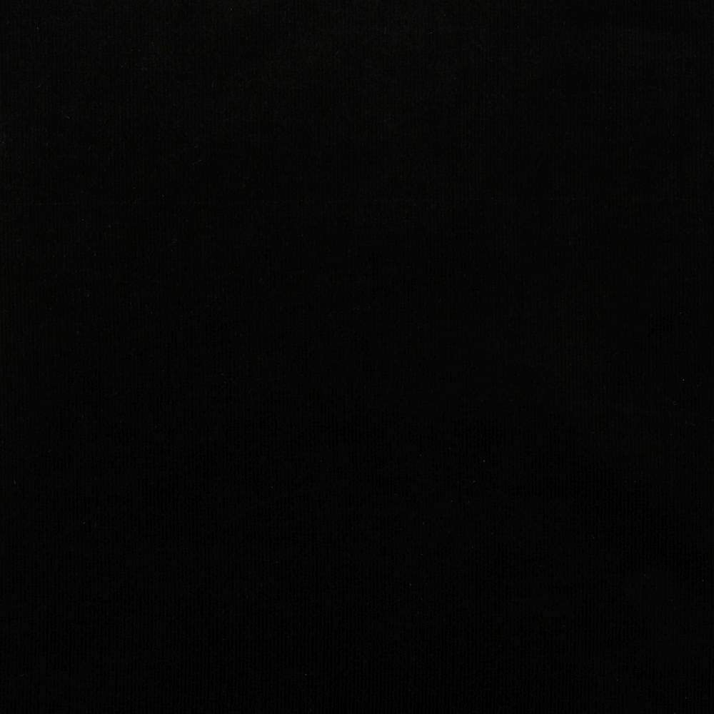 Baby Needle Cord 21 Wale Cotton Velvet Fabric Material Black, 1Mtr 140cmx100cm