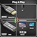 deleyCON 4K DisplayPort zu HDMI Adapter (für HDMI Monitor/TV/Beamer) - Unidirektional - 4K@60Hz, 1080P WQHD @165Hz 144Hz 120Hz 60Hz - für Display-Port Computer Grafikkarte Gaming PC