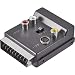 Produktbild SpeaKa Professional SP-1300864 SCART/Cinch/S-Video Y-Adapter [1x SCART-Stecker - 3X Cinch-Buchse, SCART-Buchse, S-V