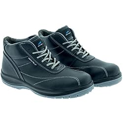 Panther Zapatillas De Seguridad Aboutblu 1926027LA S3 SRC DGUV 112-191, Vieste, zapatos de seguridad impermeables, unisex, negro/gris, piel, talla 48