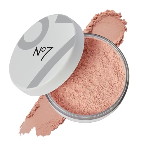 No7 Flawless Finish Loose Setting Powder - Mattifying & Blurring Setting Powder to Set Makeup for a Shine-Free, Airbrush Finish - Helps Soften the Appearance of Fine Lines - Medium (0.71 oz)