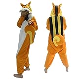 LAKIGURUMI Adults Unisex Chipmunk Cosplay Costumes Squirrel Animal Pajamas Kigurumi Onesies Suits Sleepwear Pjs Disfraz