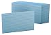 Oxford Ruled Color Index Cards, 4" x 6", Blue, 100 Per Pack  (7421 BLU)