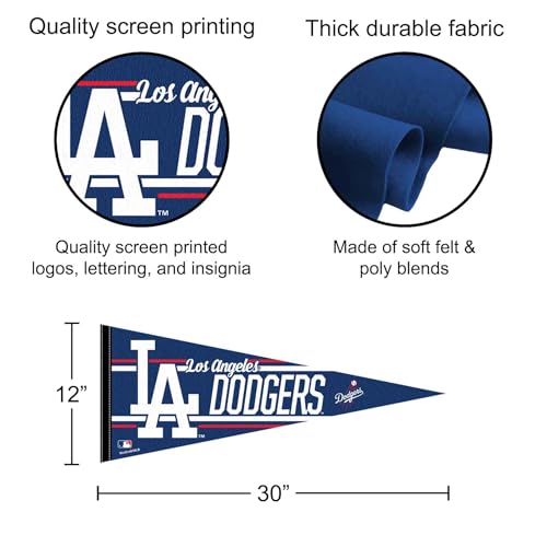 wincraft los angeles dodgers large pennant