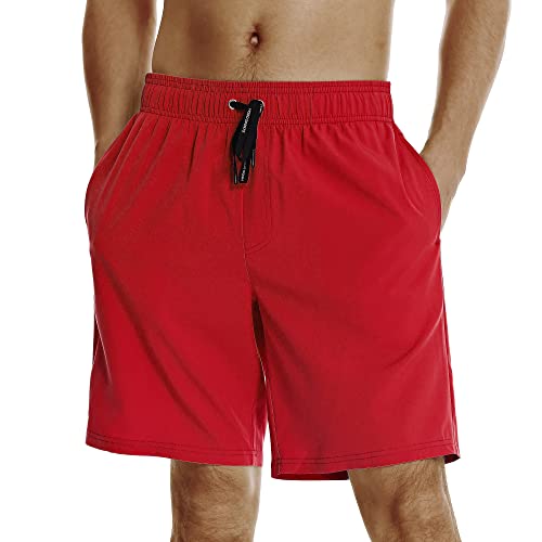 Image of HOdo Mens Swim Trunks with Mesh Liner 9 inch Quick Dry Swim Shorts Bathing Suits for Men Swimwear Board Shorts wiht Pockets