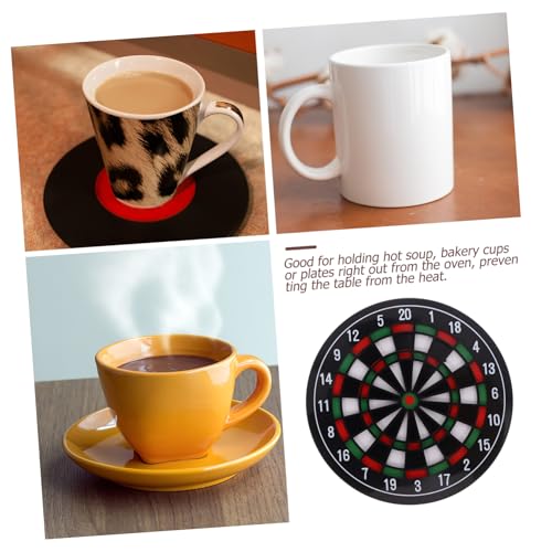 Sous-verres lavables au lave-vaisselle 4 pièces de tapis de table anti-boisson - 6