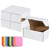 5 cajas de almacenamiento para tarjetas intercambiables, almacenamiento de tarjetas MTG con 8 separadores de tarjetas comerciales, organizador de tarjetas para fútbol, baloncesto, intercambio, juegos