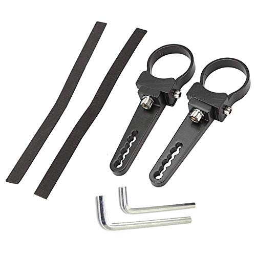 NORTHYUN 1.75'' Tube Clamps Mounting Brackets Adjustable Roll Cage Bull Bar Clip Holder Kit Universal LED Light Bar Mounts for Offroad Truck ATV SUV 2pcs