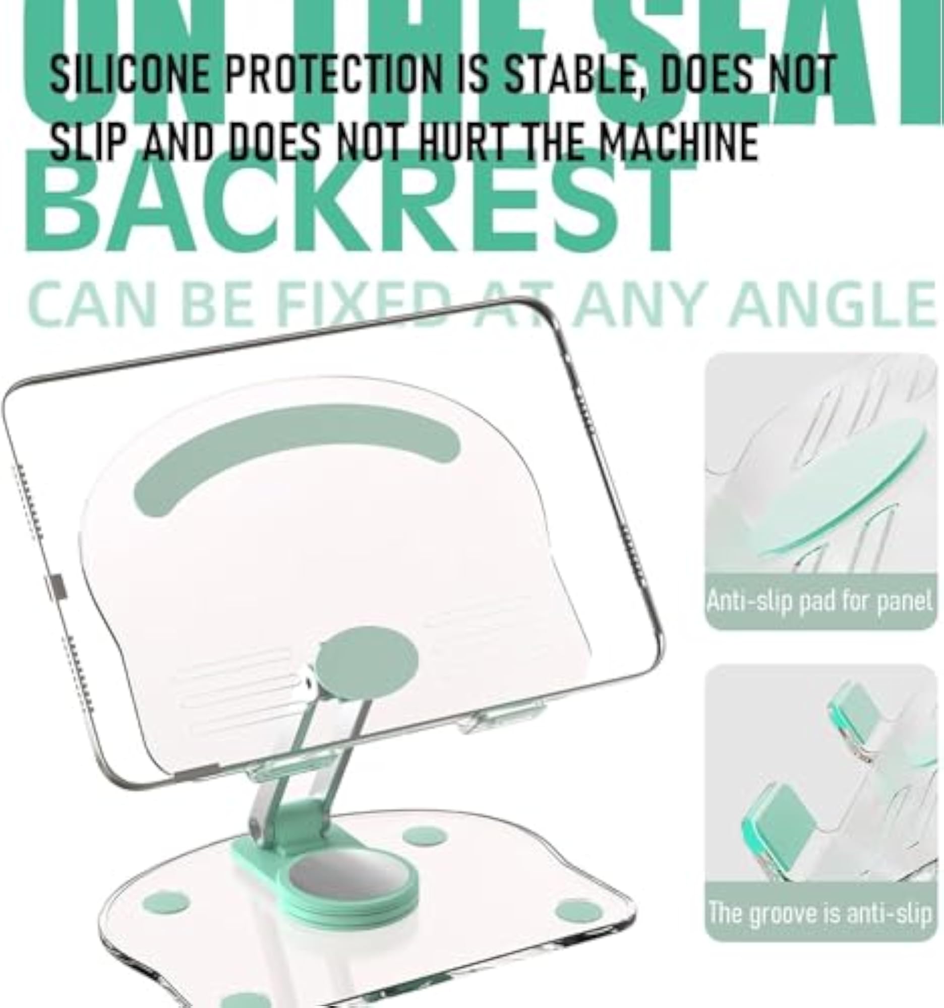 360 Rotating Acrylic Tablet Stand, Adjustable Holder