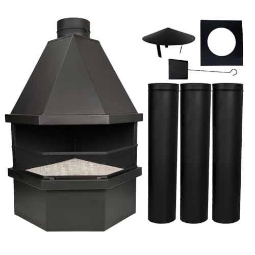 Lareira Clássica De Canto TR1550