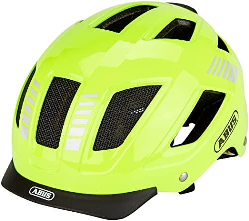 Casque de vélo ABUS Hyban 2.0 MIPS noir avec feu arrière LED pour trajets urbains quotidiens