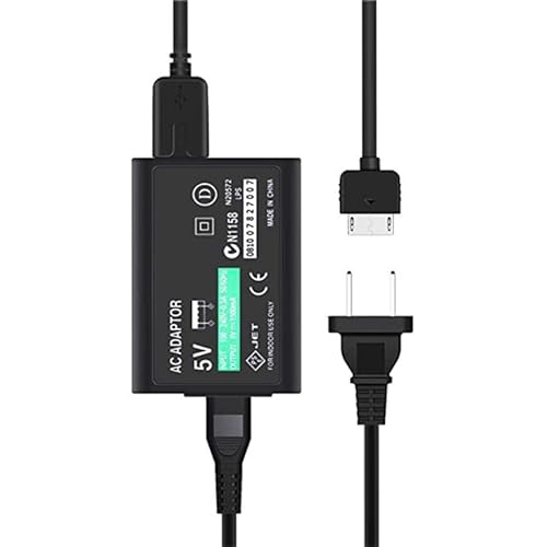 Finera Replacement Ac Power Adapter Wall Charger For Ps Vita 1000, Ac Adapter With Usb Charging Cable Cord Compatible With Psv Ps Vita 1000 Console #TOP3