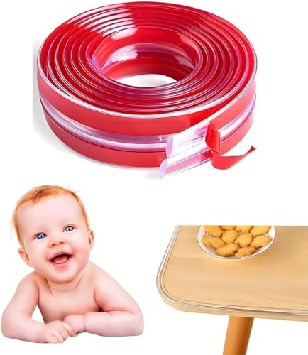 Image of Edge Corner Protector Baby Proofing Corners Protector, Self-Adhesive Furniture Corner Guard & Edge Safety Bumpers, Table Edge Corner Protectors Covers (3 Meter)