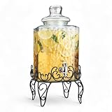 MosJos 2.5 Gallon Hammered Dispenser