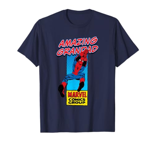 Marvel Corner Box Amazing Spider-Man Grandad Camiseta