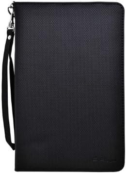 CrazyOnDigital Stand Leather Case with Screen Protector For Barnes and Noble Nook Tablet (Black)-CrazyOnDigital Retail Package