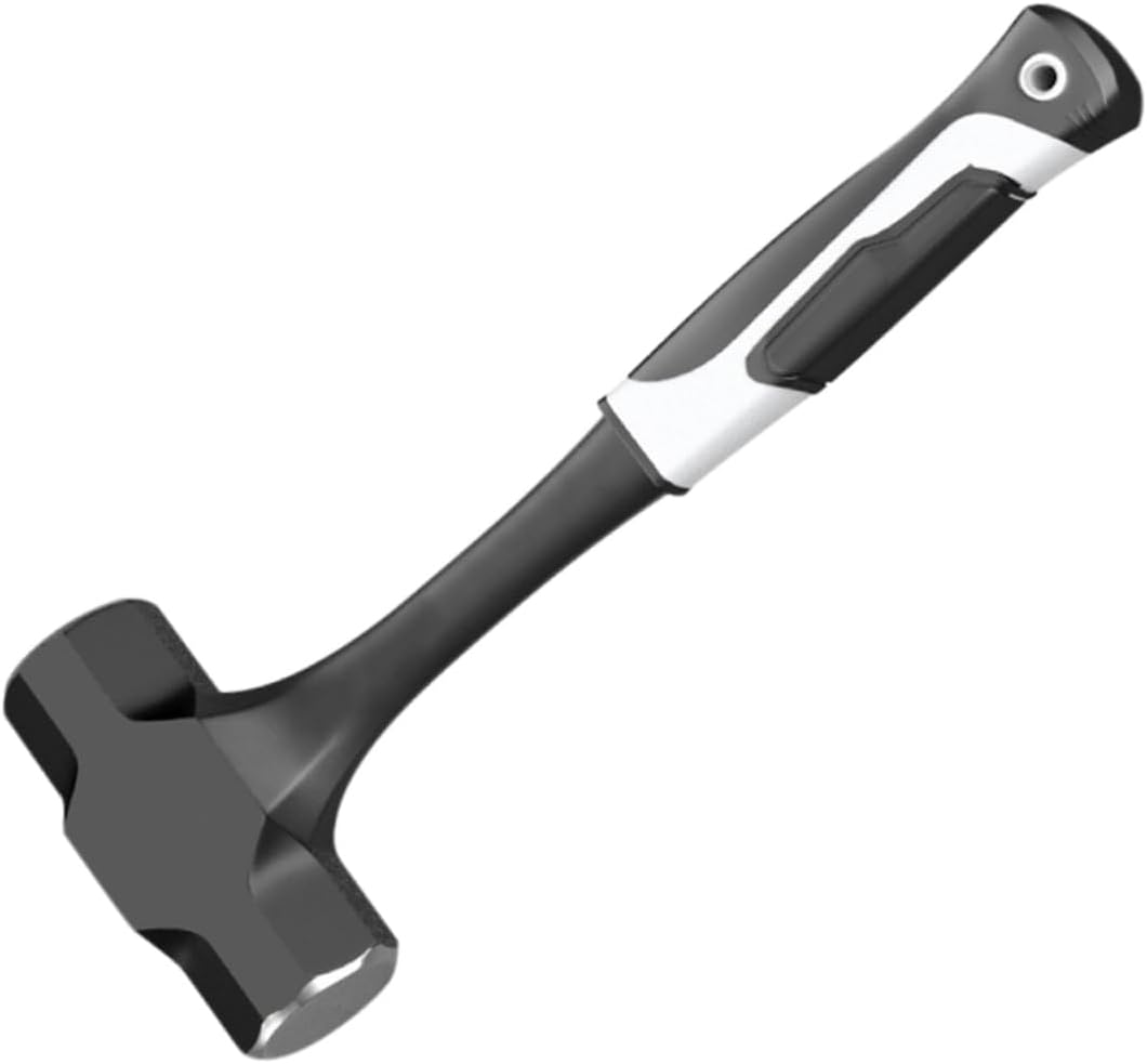 Octagonal Hammer for Wall Smashing One-Piece Carbon Steel Sledge Hammer for Construction and Home Use