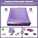 Ustenroya Free Flow Full Wave Waterbed Mattress, Waterbeds Double Exhaust Hole, Ergonomic Design Softside Water Mattress for The Elderly, Children and Adults Children and Adults (76