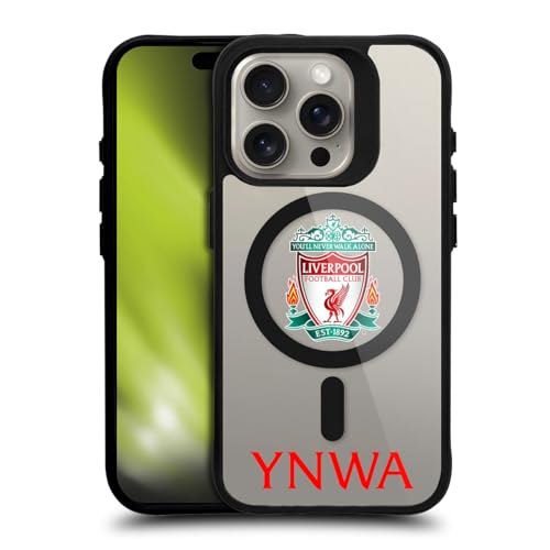 Coque Liverpool FC pour iPhone 15 Pro antichoc MagSafe et logo YNWA