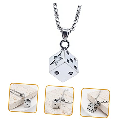 GALPADA Colar De Dados Colares Da Moda Para Joias Para Homens Colar Vintage Colar De Dados Colar De