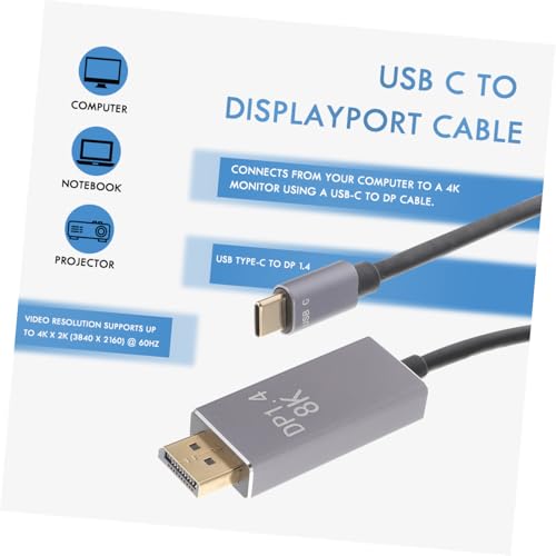 Cable USB Displayport para Proyectores Evita Parpadeos Pantalla Juego de 2 4